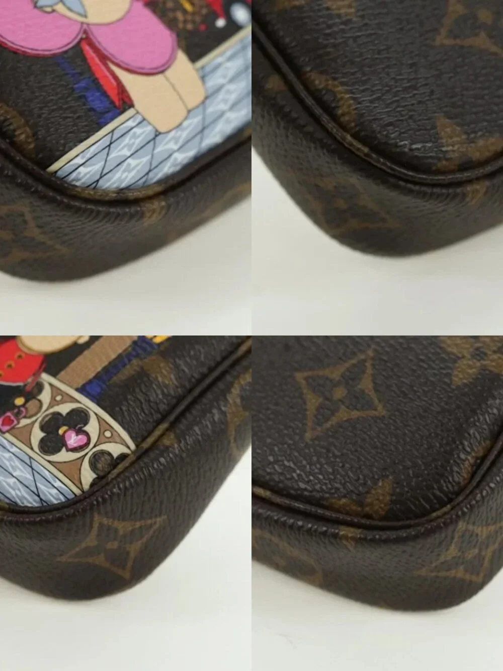 LOUIS VUITTON Vivienne Mini Pochette Accessoires Pouch M80863 LV Auth YKZ1367SAM
